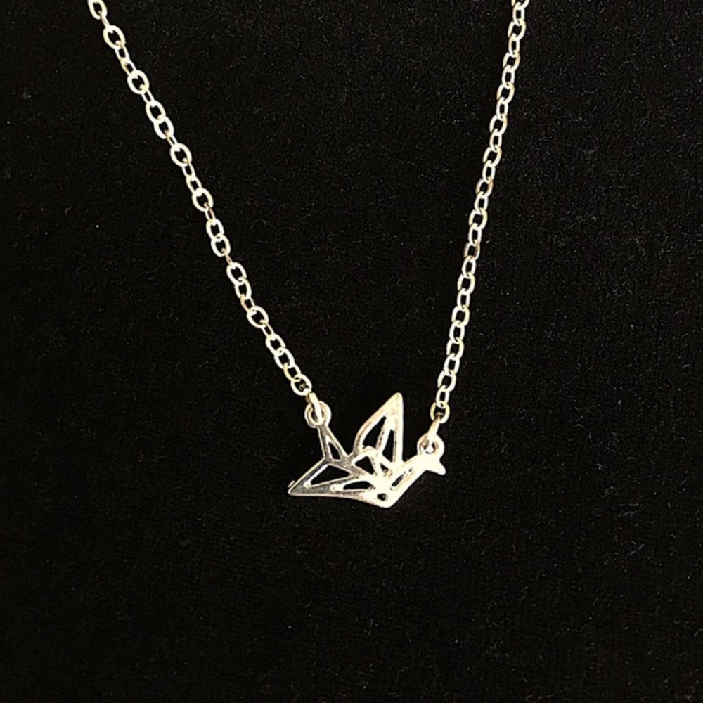 Origami Bird Necklace